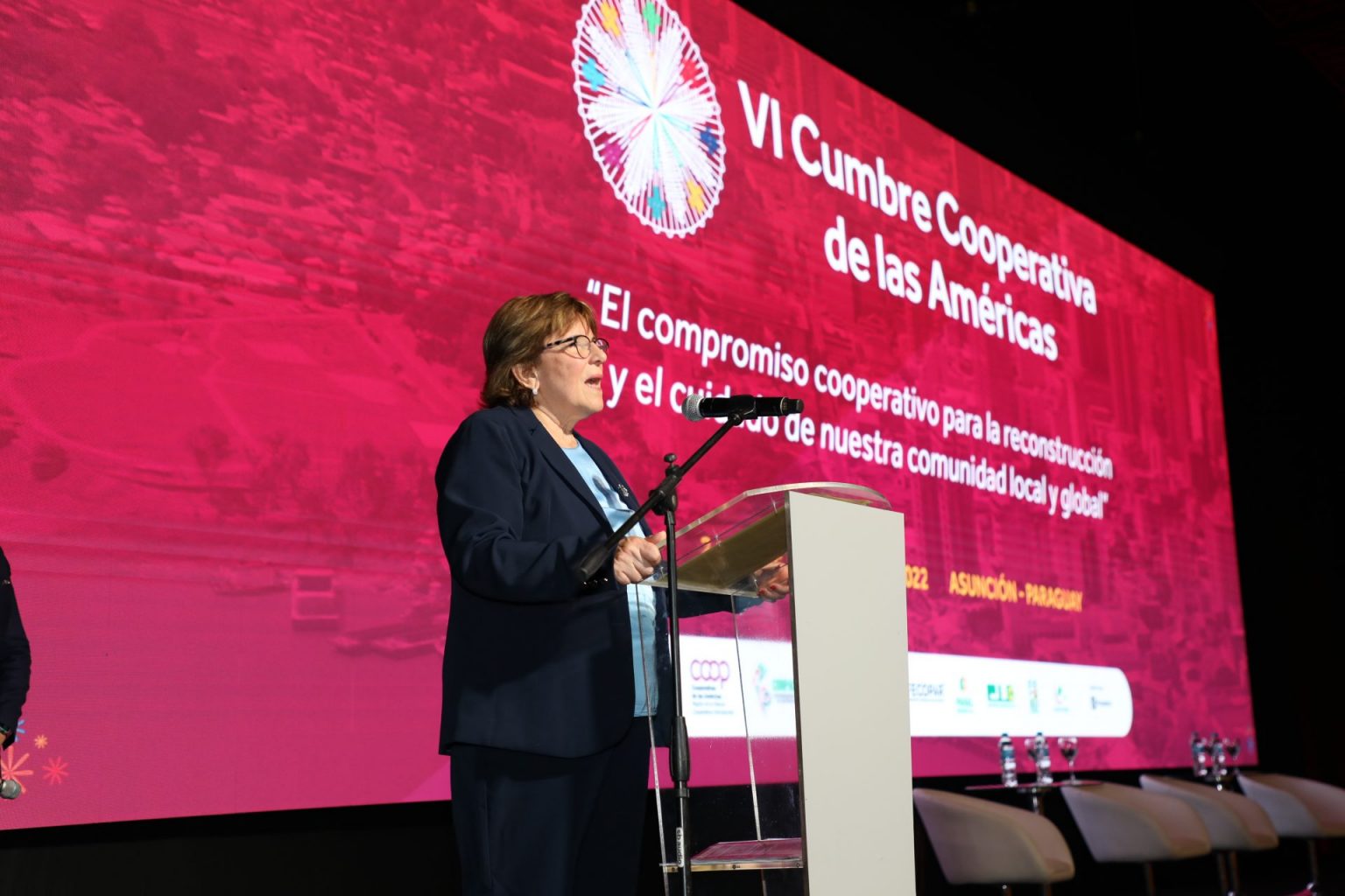 Dra. Graciela Fernández Quintas, Presidenta de Cooperativas de las Américas 